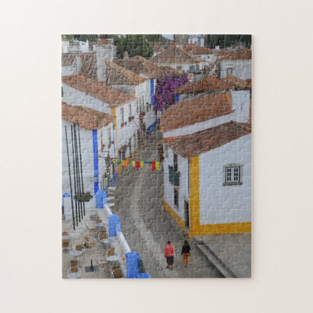 Stroll through Obidos, Portugal Jigsaw Puzzle (Vertical)