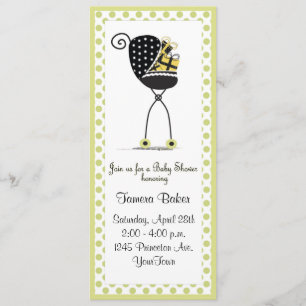 Stroller Baby Shower Invitation