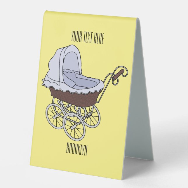 Stroller cartoon illustration  (Front)