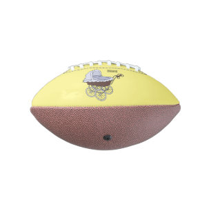 Stroller cartoon illustration  american football