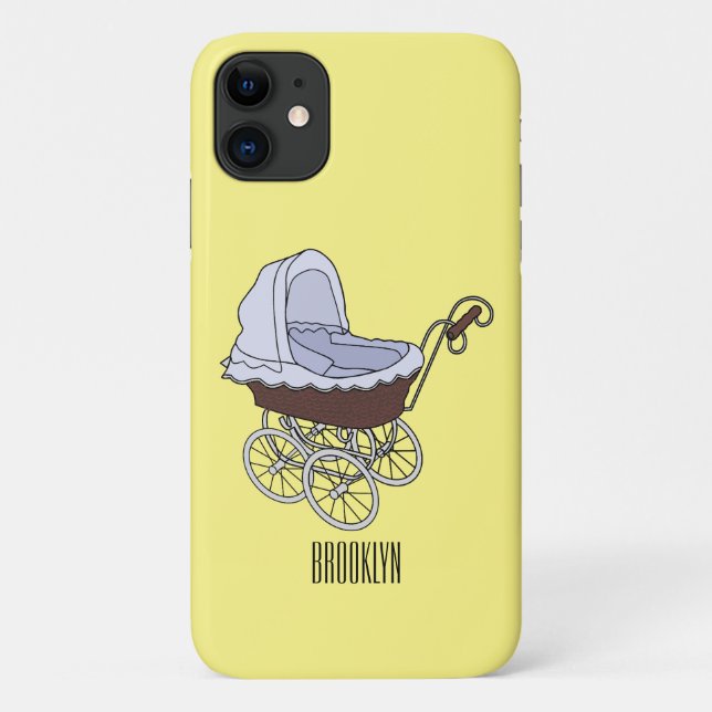 Stroller cartoon illustration  Case-Mate iPhone case (Back)