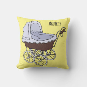 Stroller cartoon illustration  cushion