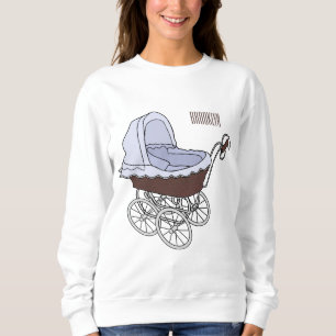 Stroller cartoon illustration sweatshirt