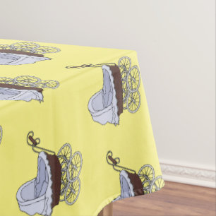 Stroller cartoon illustration  tablecloth