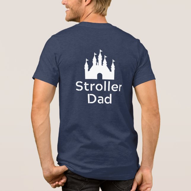 Stroller Dad Tri-Blend Shirt (Back)