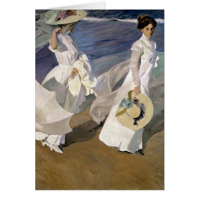 Strolling along the Seashore, 1909 (Front)
