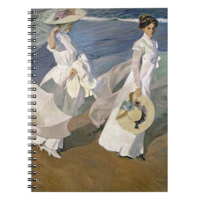 Strolling along the Seashore, 1909 Notebook (Front)
