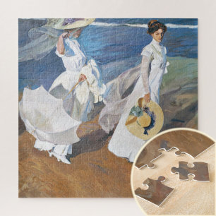 Strolling along the Seashore, Joaquín Sorolla Jigsaw Puzzle