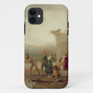 Strolling Players, 1793 (oil on tin plate) iPhone 11 Case