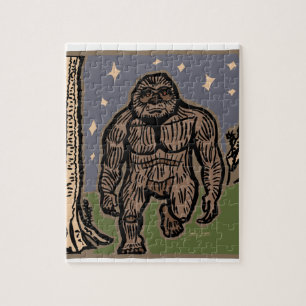 Strolling Sasquatch Jigsaw Puzzle