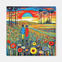 Strolling through the meadow