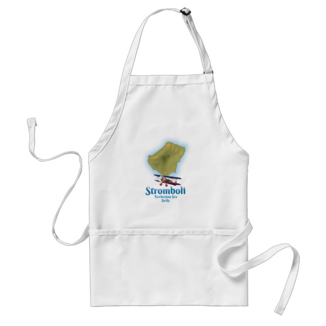 Stromboli, Tyrrhenian Sea, Sicily Standard Apron (Front)