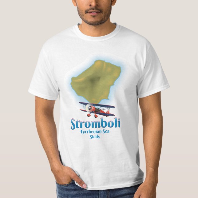 Stromboli, Tyrrhenian Sea, Sicily T-Shirt (Front)