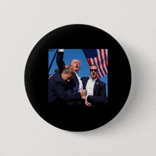 Strong 2024 6 cm round badge