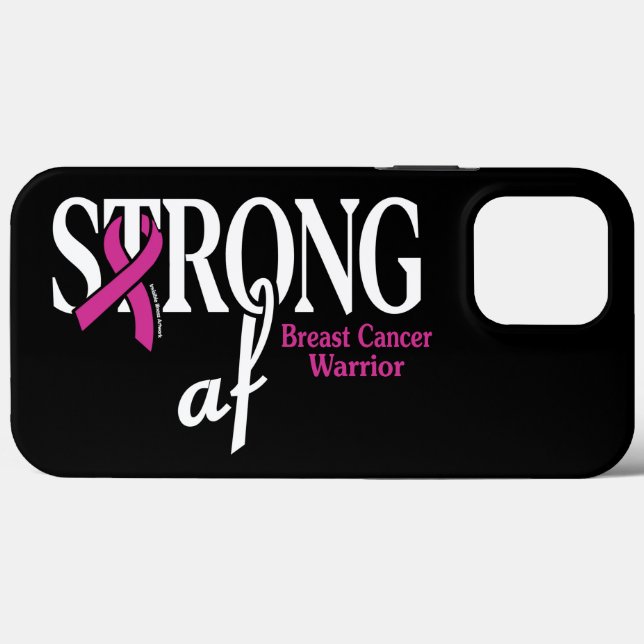 STRONG af...Breast Cancer Case-Mate iPhone Case (Back (Horizontal))