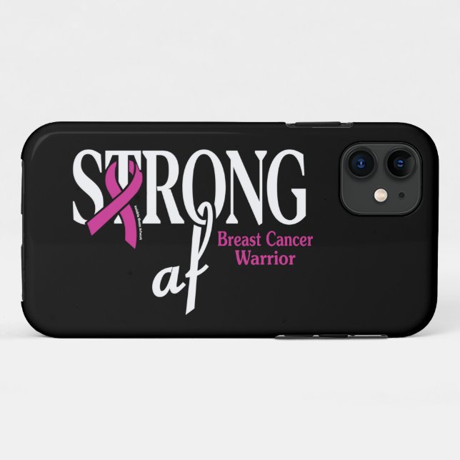 STRONG af...Breast Cancer Case-Mate iPhone Case (Back (Horizontal))