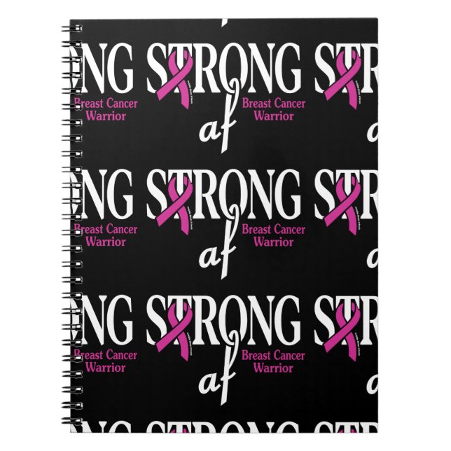 STRONG af...Breast Cancer Notebook (Front)