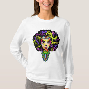Strong African Queen for Women - Proud Black Histo T-Shirt