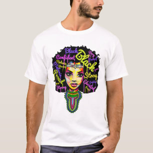 Strong African Queen for Women - Proud Black Histo T-Shirt
