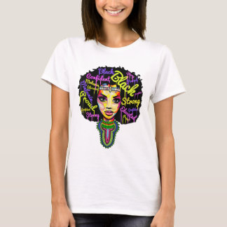 Strong African Queen for Women - Proud Black Histo T-Shirt