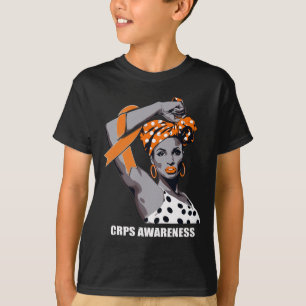Strong Afro Mum CRPS Awareness T-Shirt