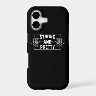 Strong And Pretty Funny Gym Quotes Tank Top