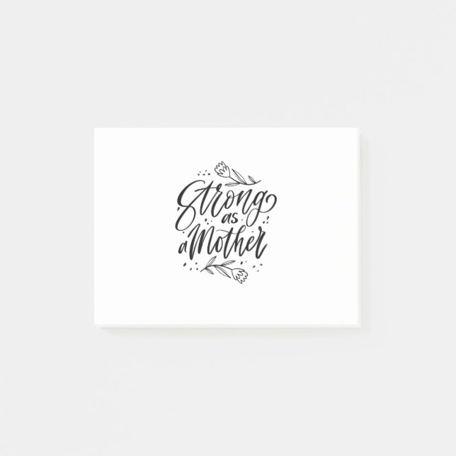 Strong As A Mother Post-it Notes (Front)