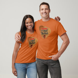 Strong as a Mother – Vintage Feminine Badge T-Shirt
