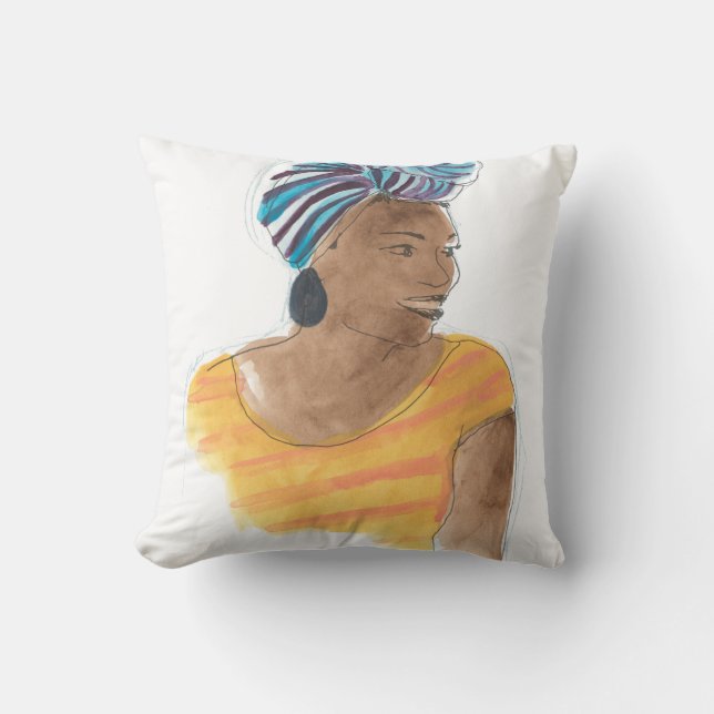 Strong & Beautiful Cushion (Front)