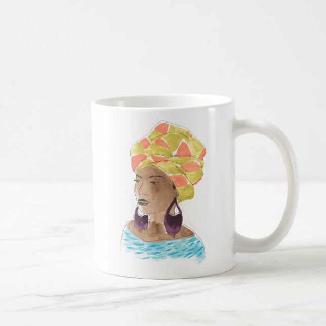 Strong & Beautiful Lady Coffee Mug (Right)
