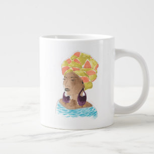 Strong & Beautiful Lady Large Coffee Mug
