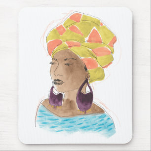 Strong & Beautiful Lady Mouse Mat