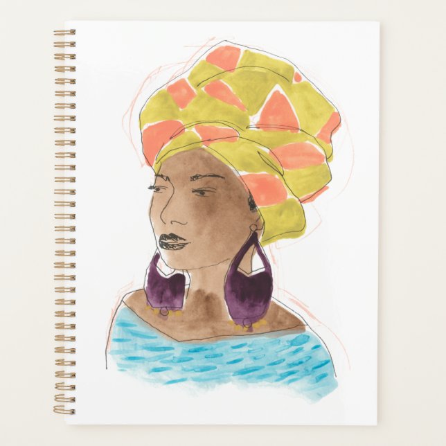 Strong & Beautiful Lady Planner (Front)