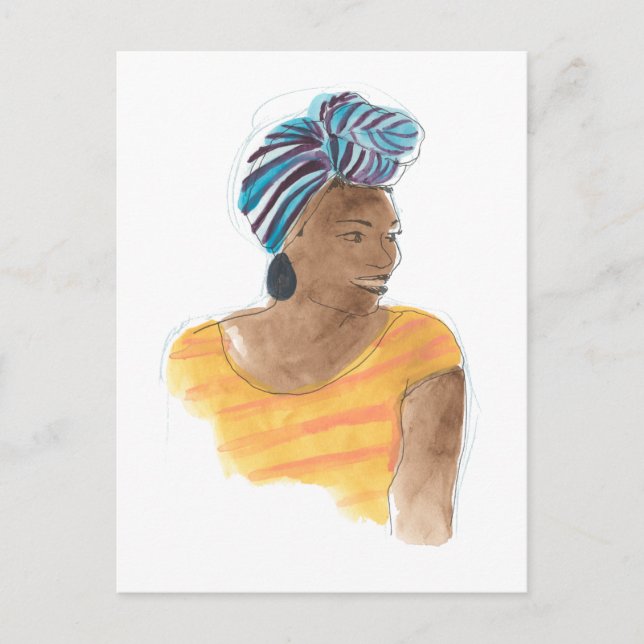 Strong & Beautiful Postcard (Front)