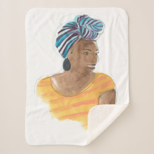 Strong & Beautiful Sherpa Blanket