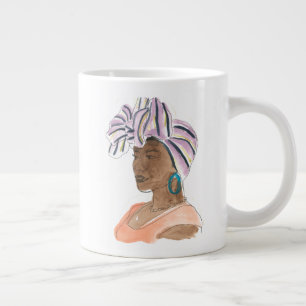 Strong & Beautiful Woman Large Coffee Mug