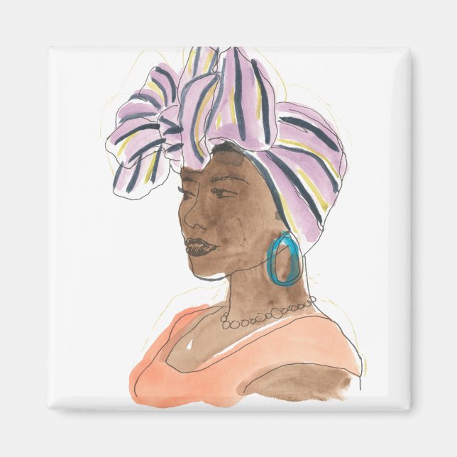 Strong & Beautiful Woman Magnet (Front)