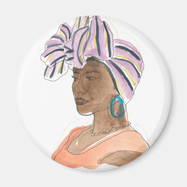 Strong & Beautiful Woman Magnet (Front)