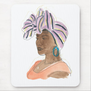 Strong & Beautiful Woman Mouse Mat