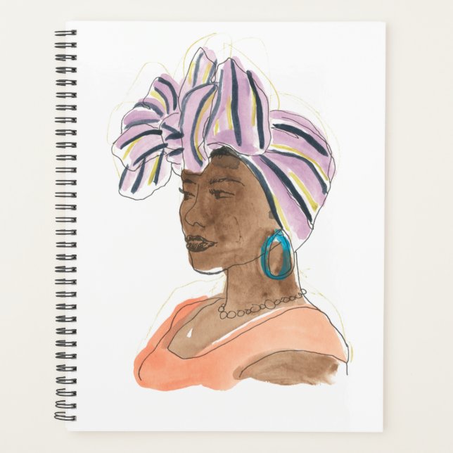 Strong & Beautiful Woman Planner (Front)