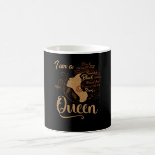 Strong Black I'm a Queen African American Afro BLM Coffee Mug