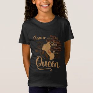 Strong Black I'm a Queen African American Afro BLM T-Shirt