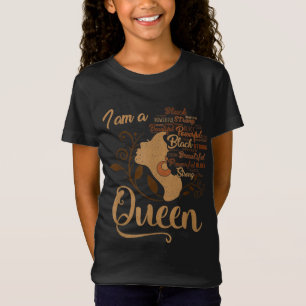 Strong Black I'm a Queen African American Afro BLM T-Shirt