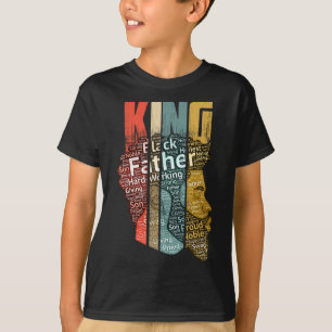 Strong Black King African American Tee Natural Afr