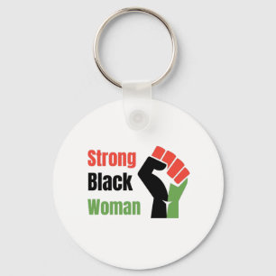 Strong Black Woman  Key Ring