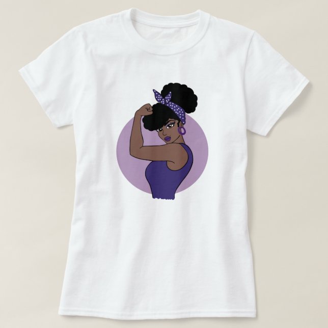 Strong Black Woman T-Shirt (Design Front)
