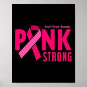 Strong Breast Cancer Awareness Poster