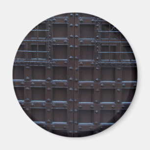 Strong Brown Iron Door Magnet