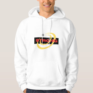 Strong – built with courage design hoodie