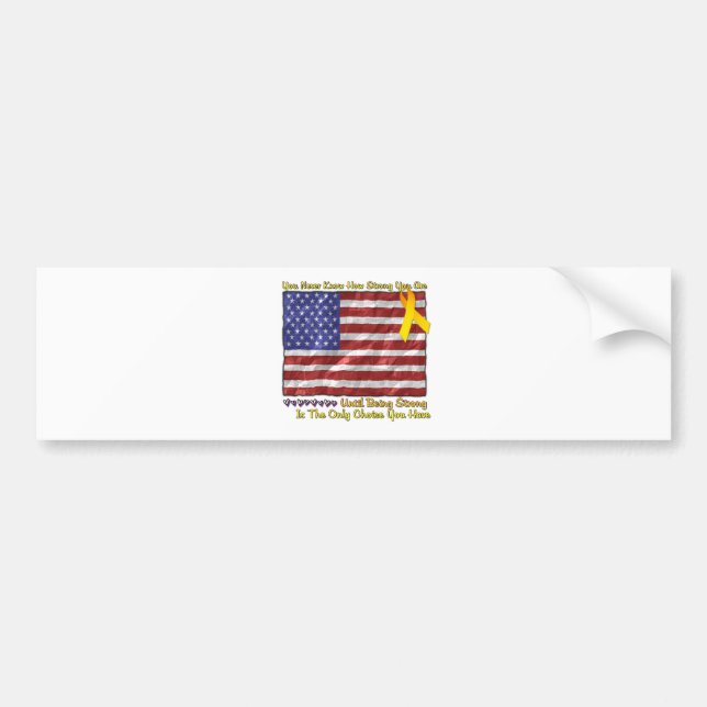 Strong bumper sticker (Front)